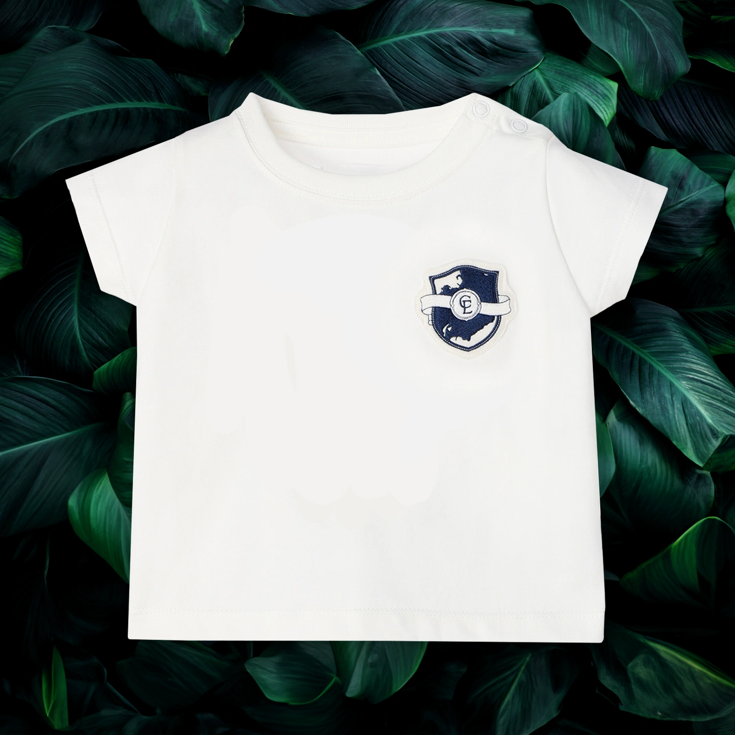 Emblem of Endangered Species Embroidered T-shirt