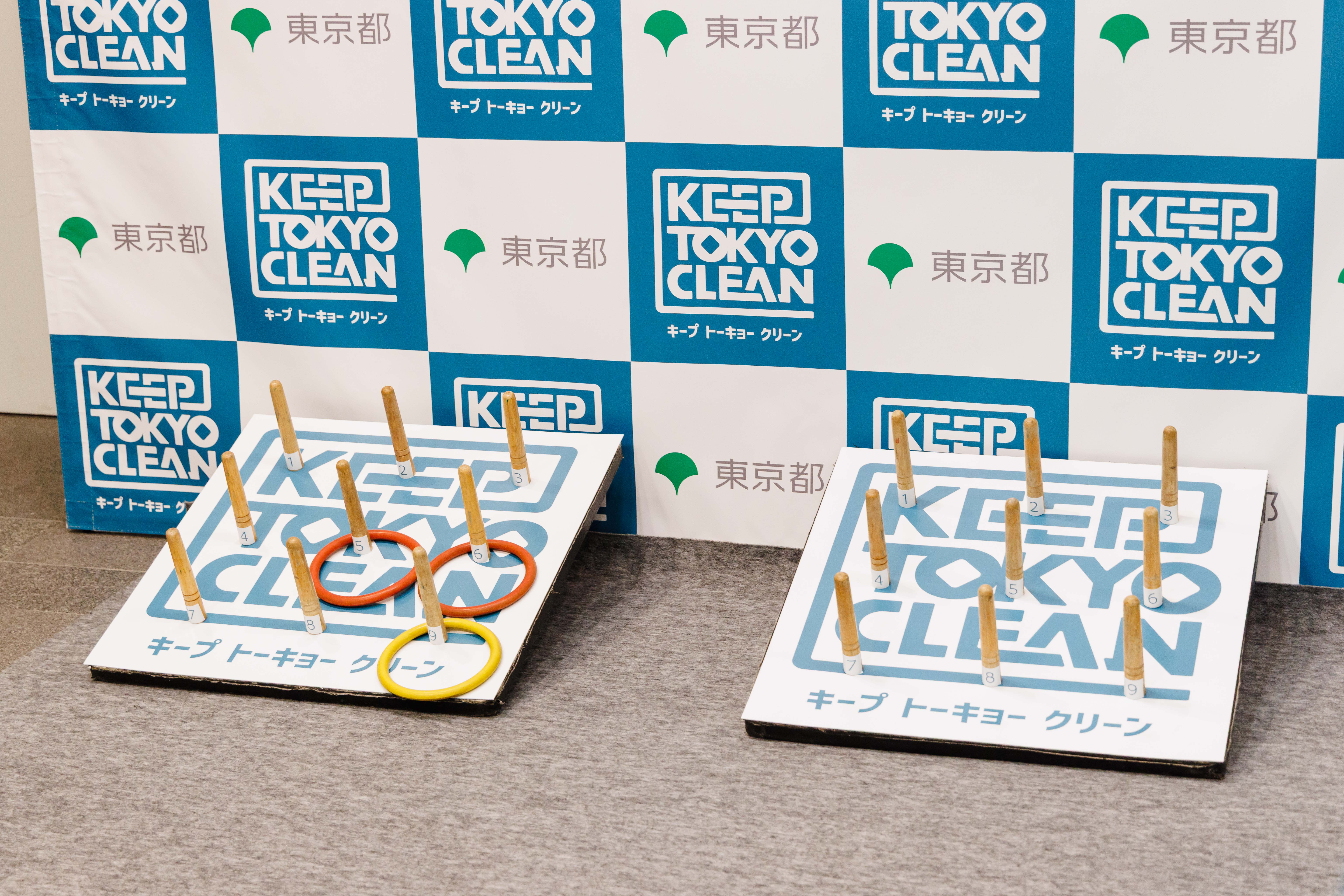 KEEP TOKYO CLEANのメッセージ展示